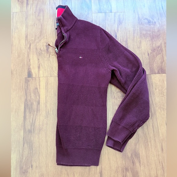 Tommy 3/4 Zip Pullover Size S (unisex) - Picture 3 of 6
